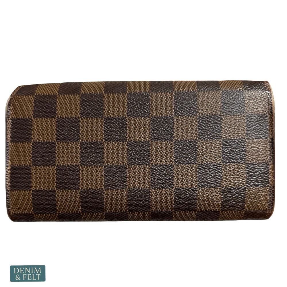 Louis Vuitton Sarah Trunks & Locks Wallet Damier Ebene Collector Rare Iconic - Picture 3 of 15